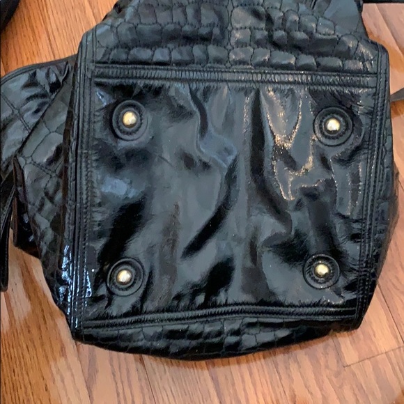 Black patent large YSL tote - Picture 3 of 5